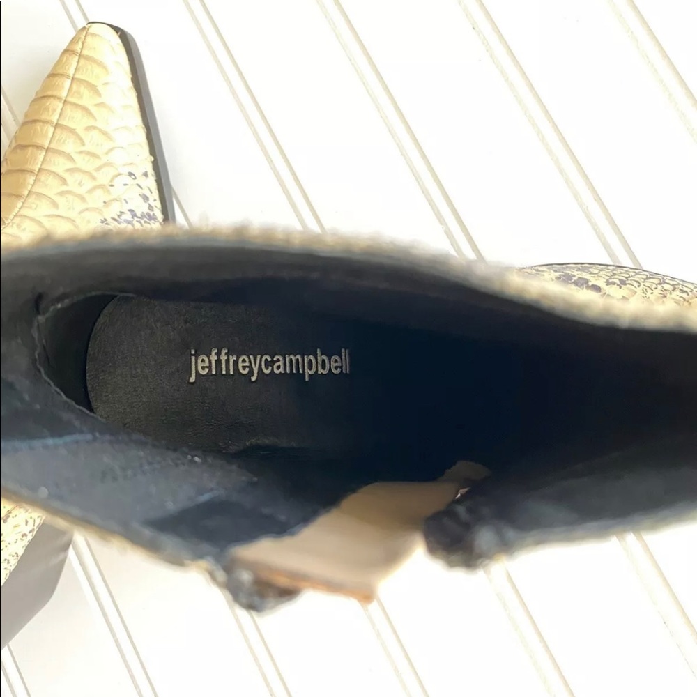 Jeffrey Campbell Natural Flynn Ankle Boots - Picture 5 of 5